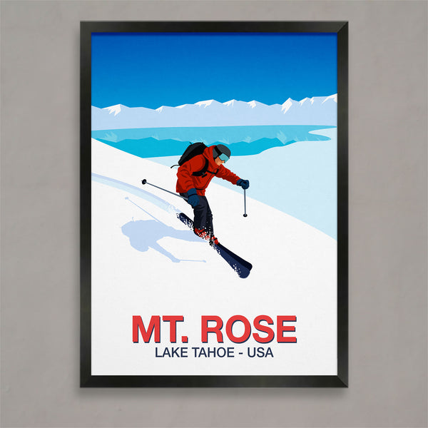 Mt.Rose ski resort poster