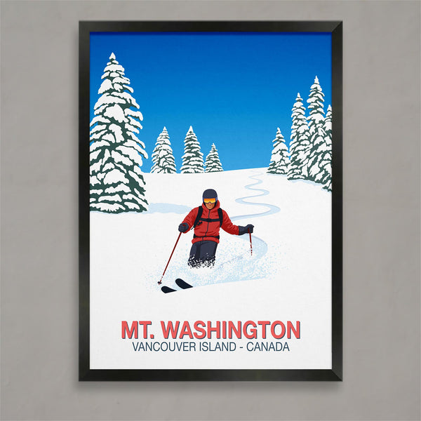 Mt. Washington ski poster