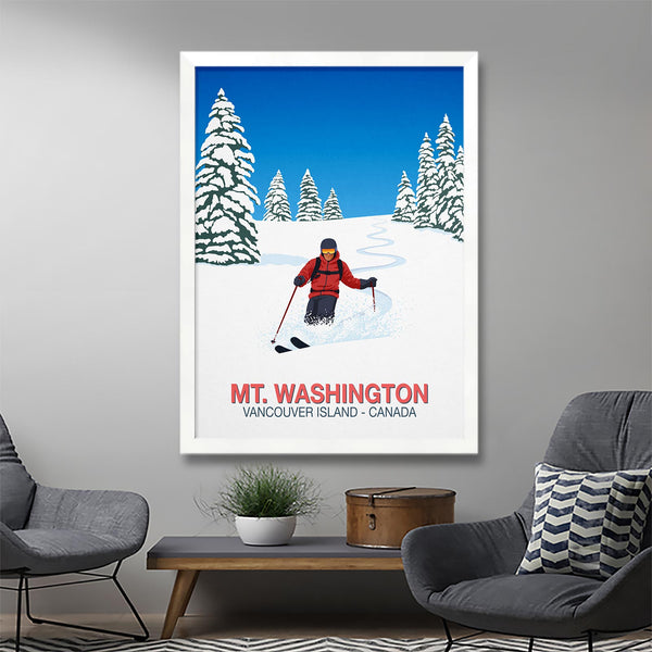 Mt. Washington ski poster