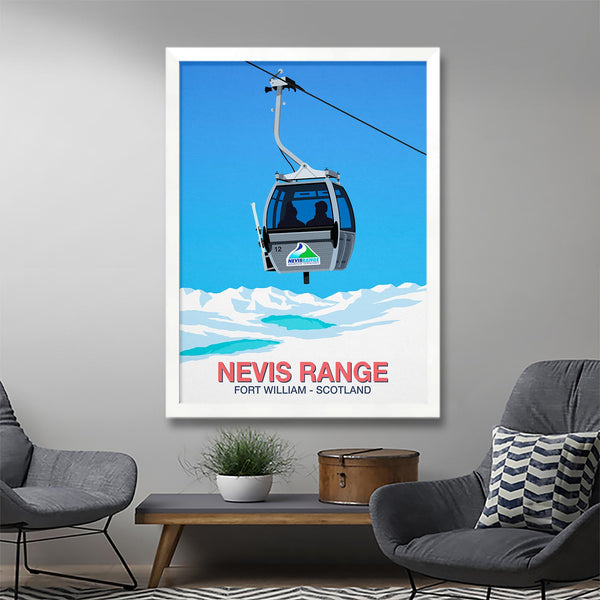 Nevis Range ski poster