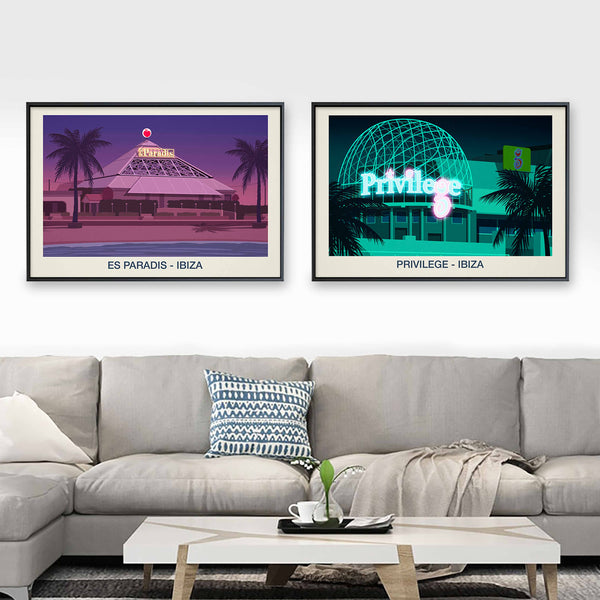 Set of 2 Nightclub prints, Choose any 2 posters from the Iconic Nightclub section in my shop.