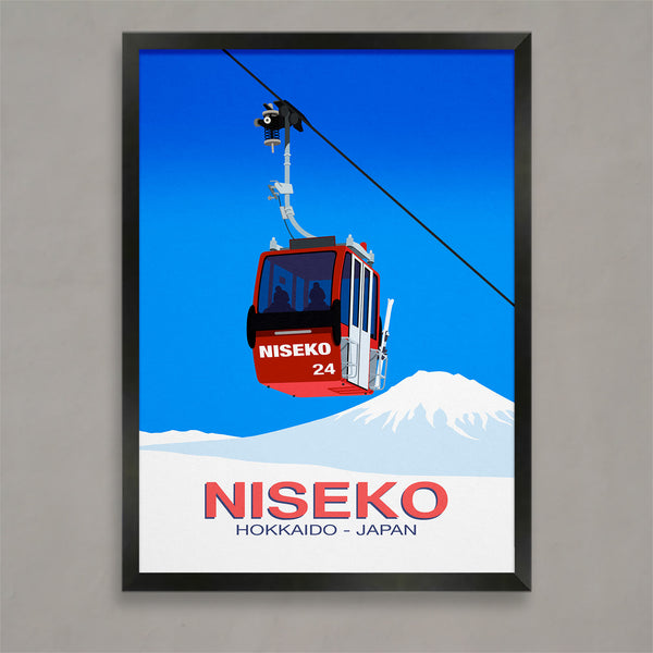 Niseko ski poster