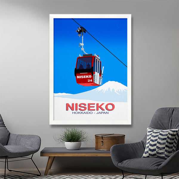 Niseko ski poster