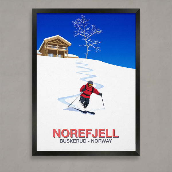 Norefjell ski poster