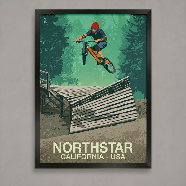 Northstar Mountain Bike Poster