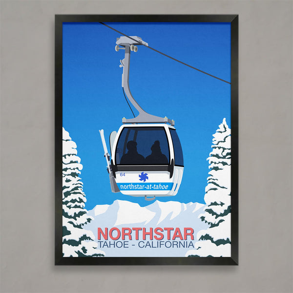 Northstar ski poster