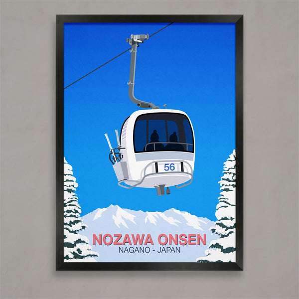 Nozawa Onsen ski poster