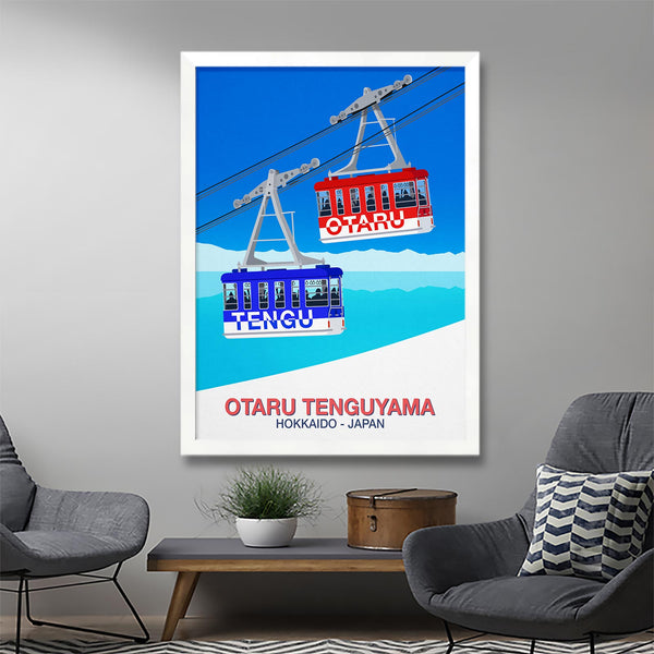 Affiche de ski Otaru Tenguyama