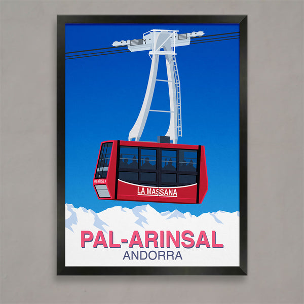 Affiche ski Pal-Arinsal