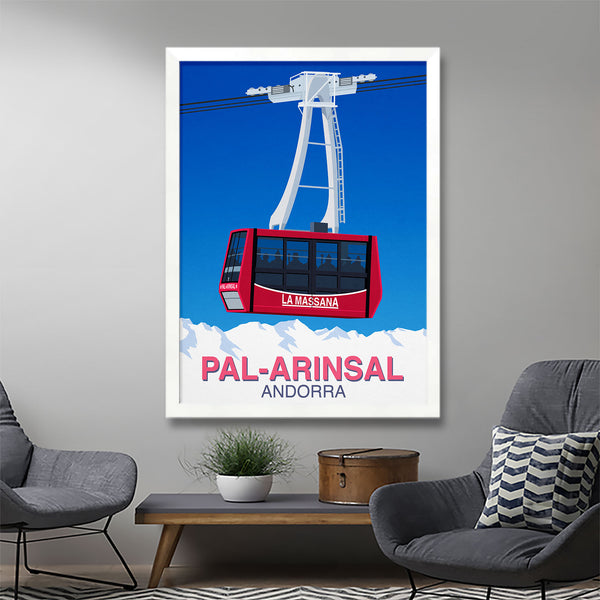 Pal-Arinsal ski poster