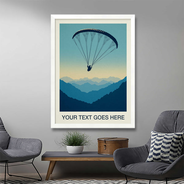 Personalised Paragliding Print