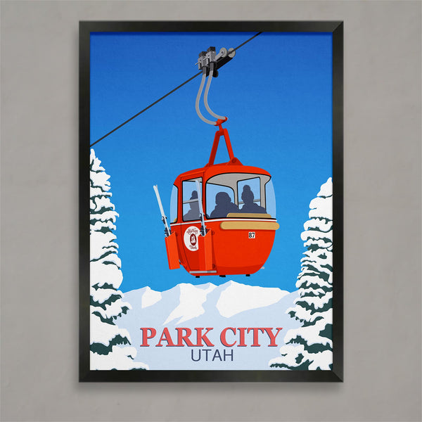 Park City ski poster
