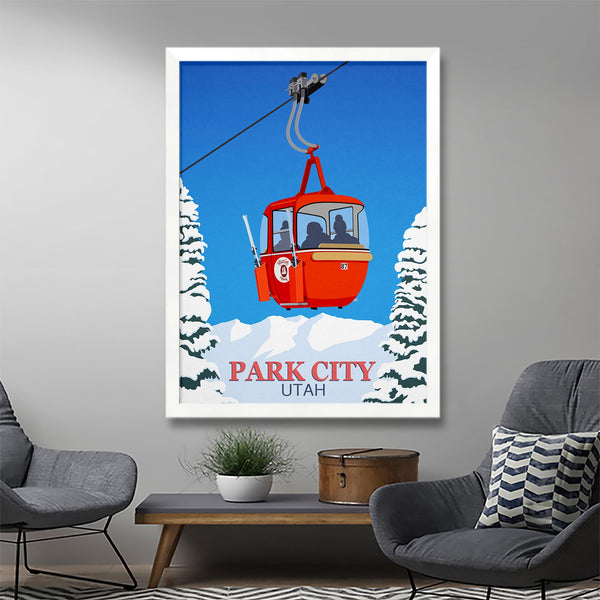 Park City ski poster