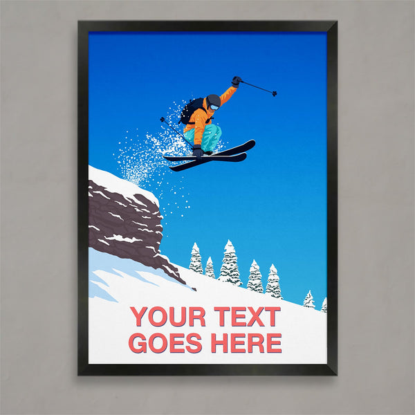 Personalised ski print