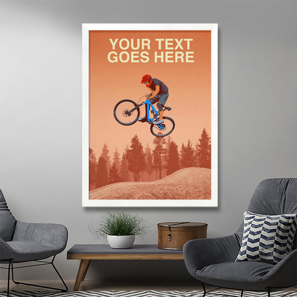 Personalised MTB print