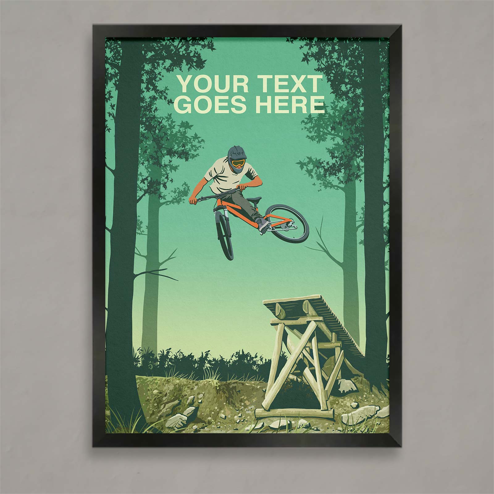 Poster mountain bike sale