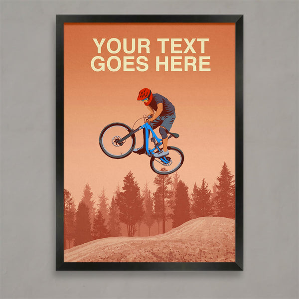 Personalised MTB print