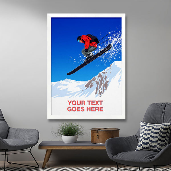 Personalised ski print