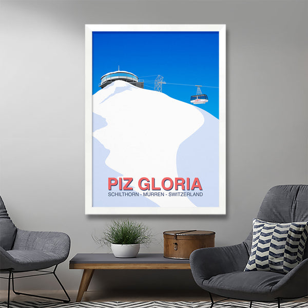 Piz Gloria ski poster