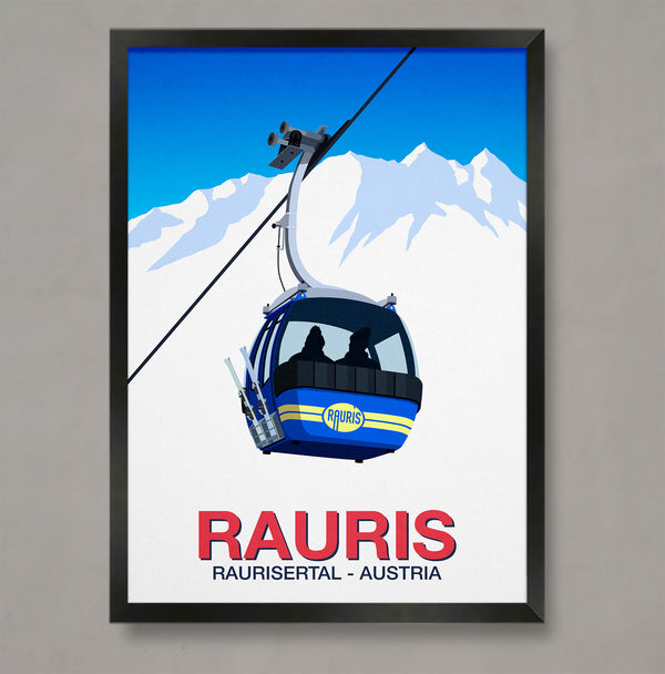 Rauris ski poster