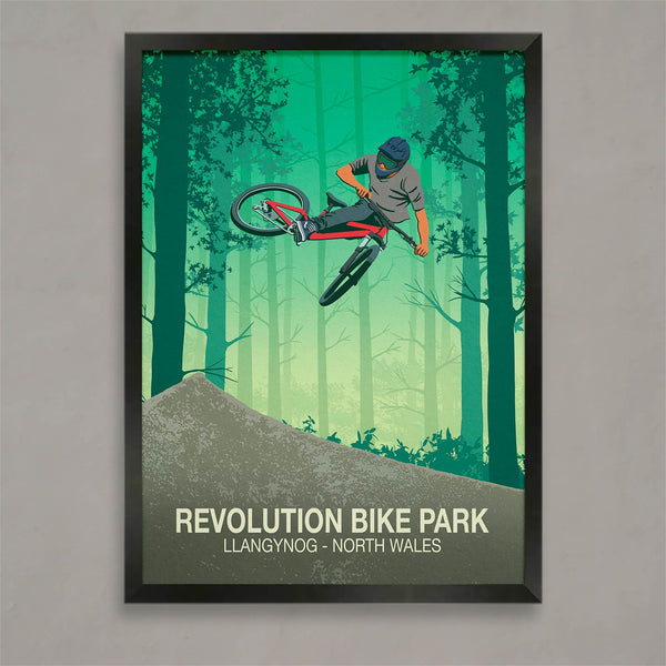 Revolution bike park poster