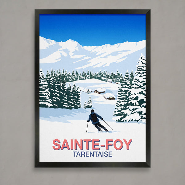 Sainte-Foy ski poster