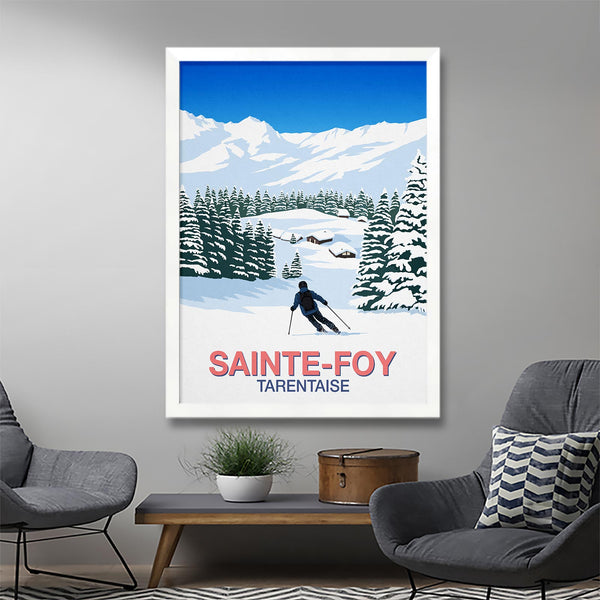 Sainte-Foy ski poster