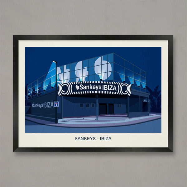 SANKEYS IBIZA NIGHTCLUB POSTER