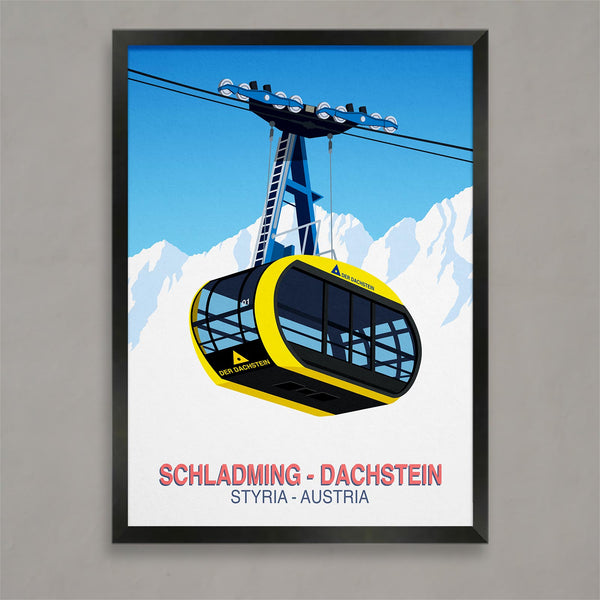 Schladming - Affiche de ski Dachstein