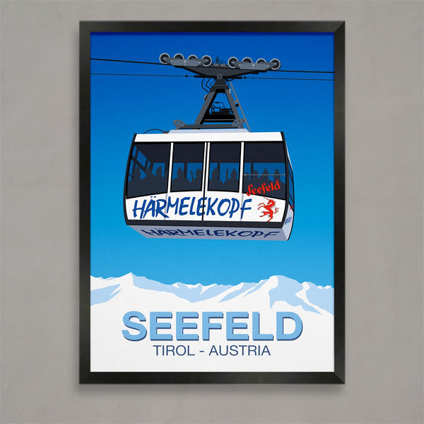 Affiche de la station de ski de Seefeld