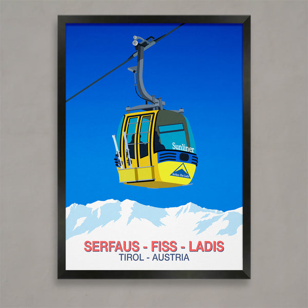 Serfaus-Fiss-Ladis ski poster