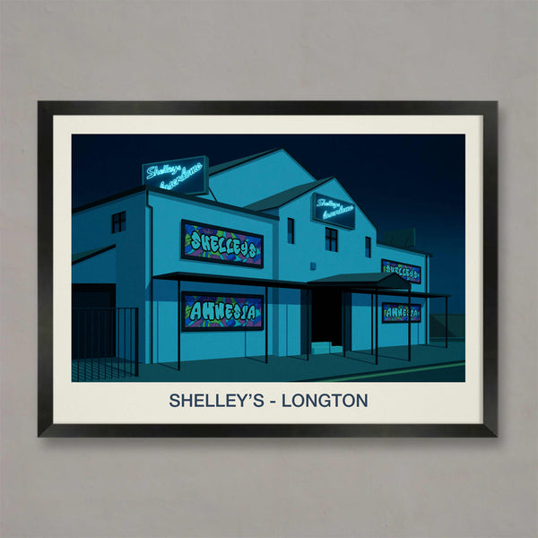 SHELLEY'S NIGHTCLUB POSTER