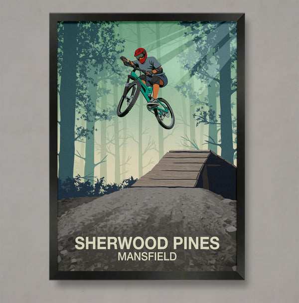 Sherwood Pines Mountain Bike Poster