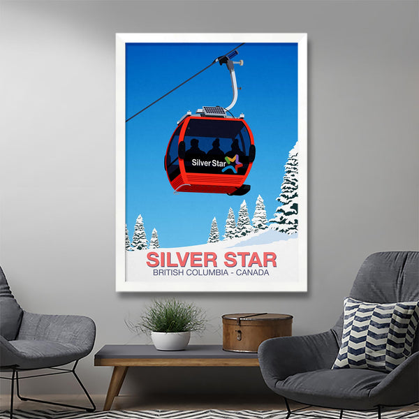 Silver Star ski poster