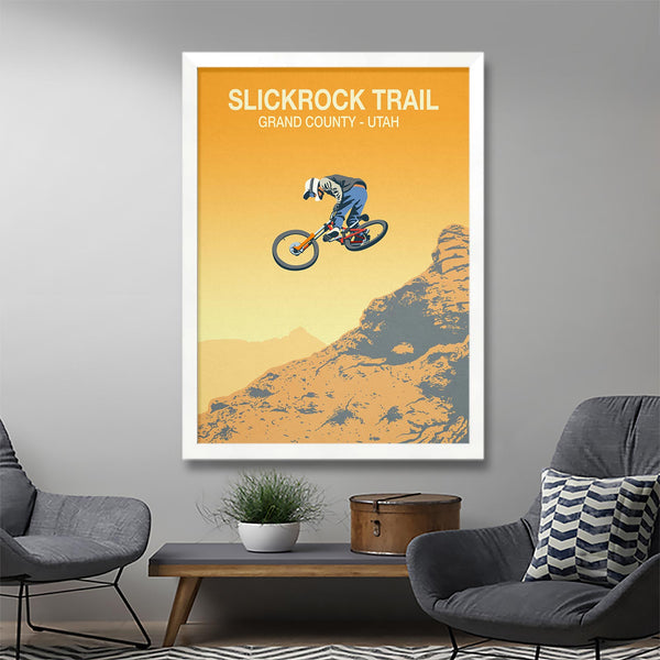 Slickrock Mountain Bike Poster