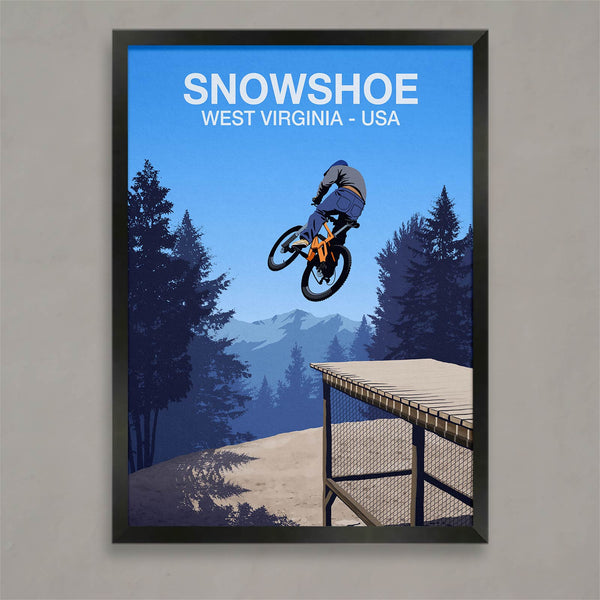 Snowshoe Mountain Bike Poster