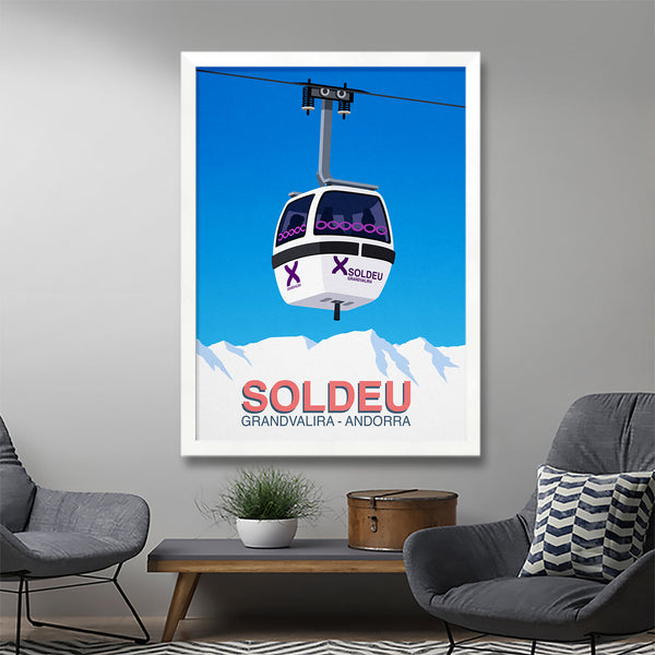 Soldeu ski poster