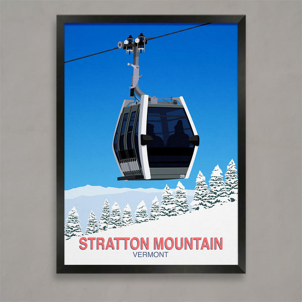 Stratton Mountain new gondola poster