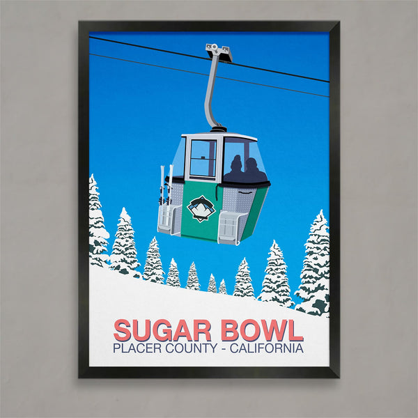 Sugar Bowl ski poster