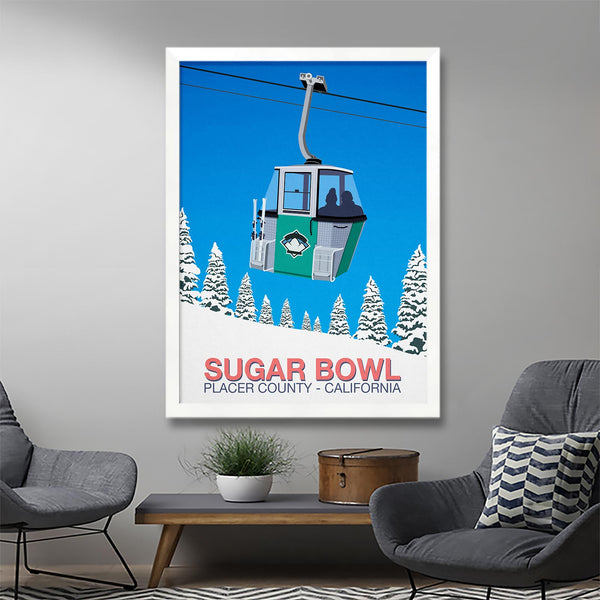 Sugar Bowl ski poster