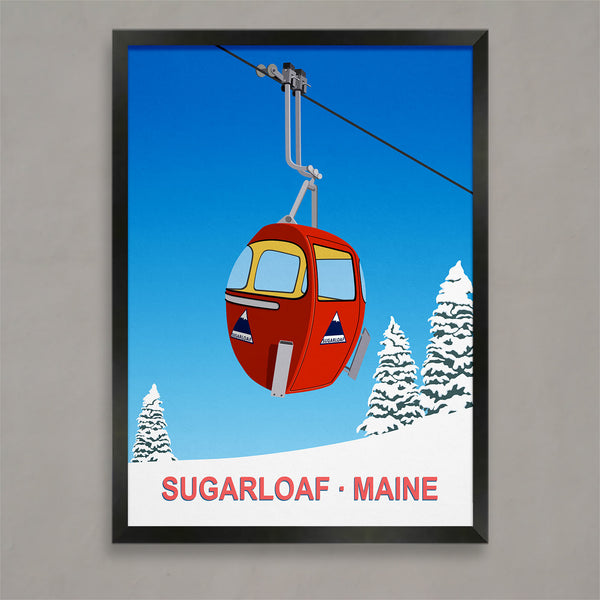 Sugarloaf ski poster