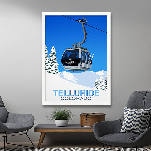 Telluride ski poster