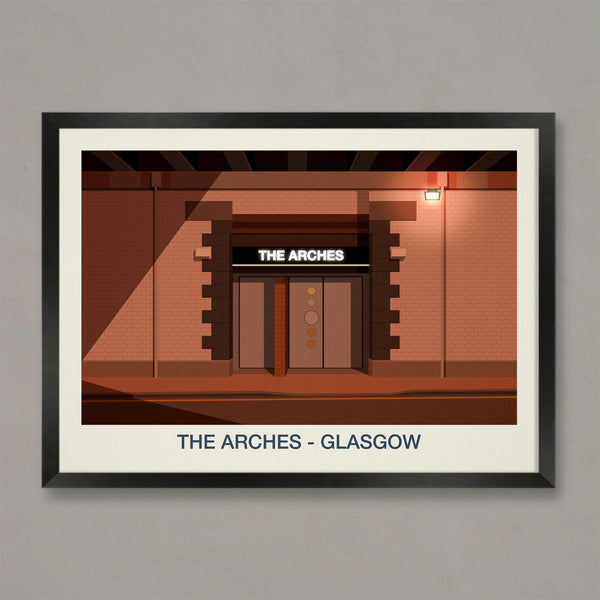 THE ARCHES NIGHTCLUB POSTER
