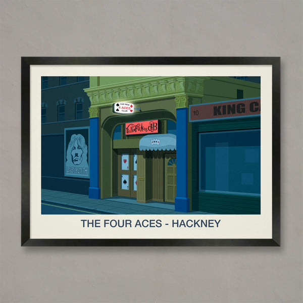 THE FOUR ACES NIGHTCLUB POSTER
