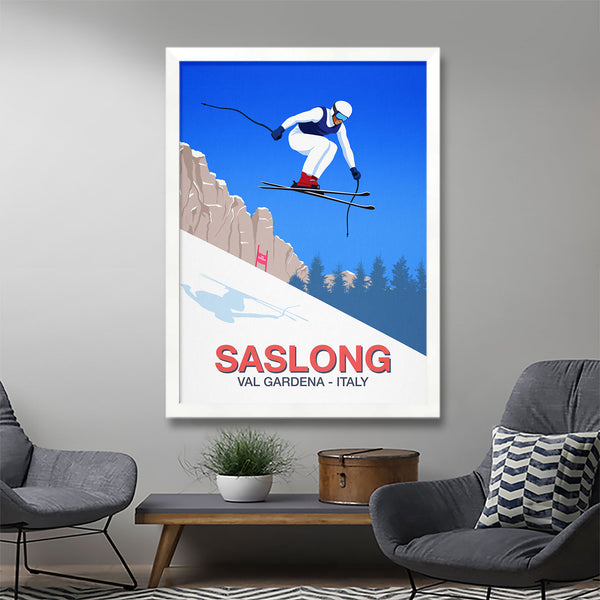 Affiche de la course de ski alpin Val Gardena