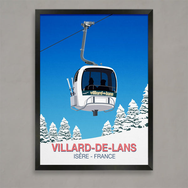 Villard de Lans ski poster