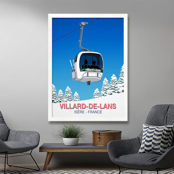 Villard de Lans ski poster