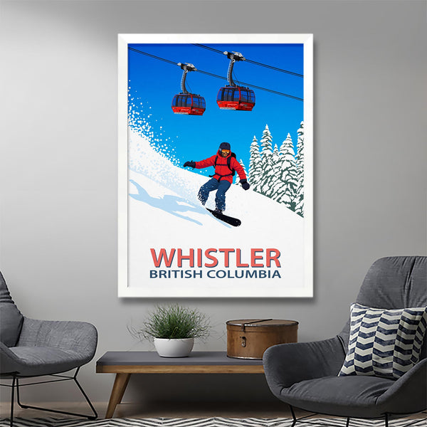 Whistler snowboard poster