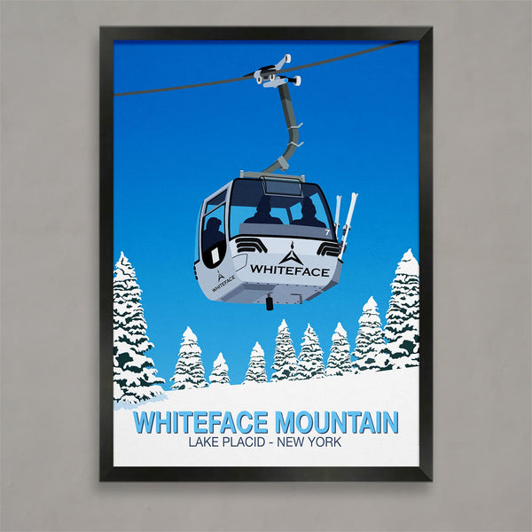 Whiteface Mountain ski poster