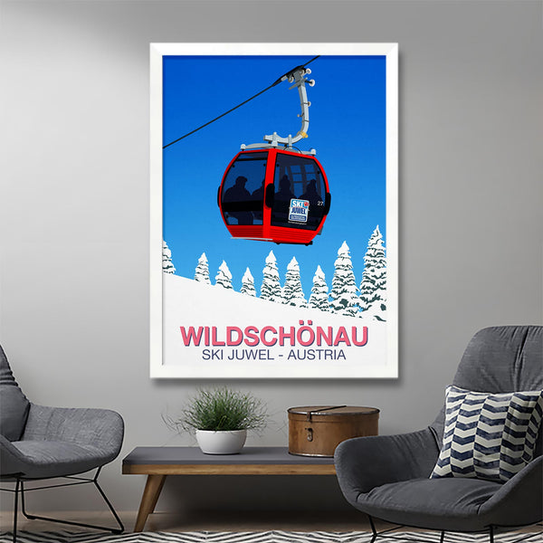 Wildschonau ski poster